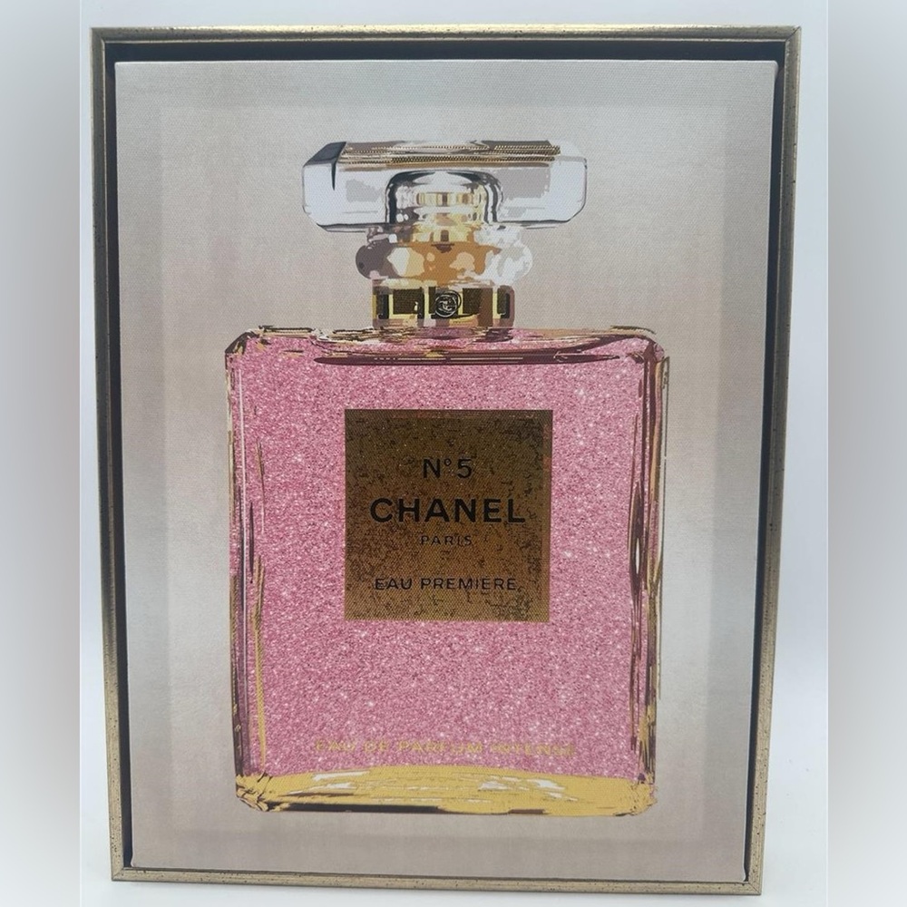CHANEL No. 5 Eau Premiere Pink and Gold Art
